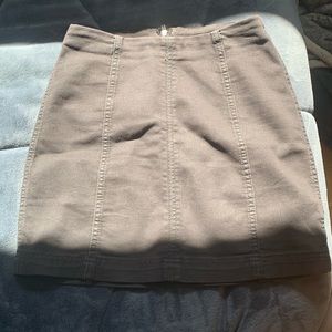 Free People Black Denim Skirt - Size 2